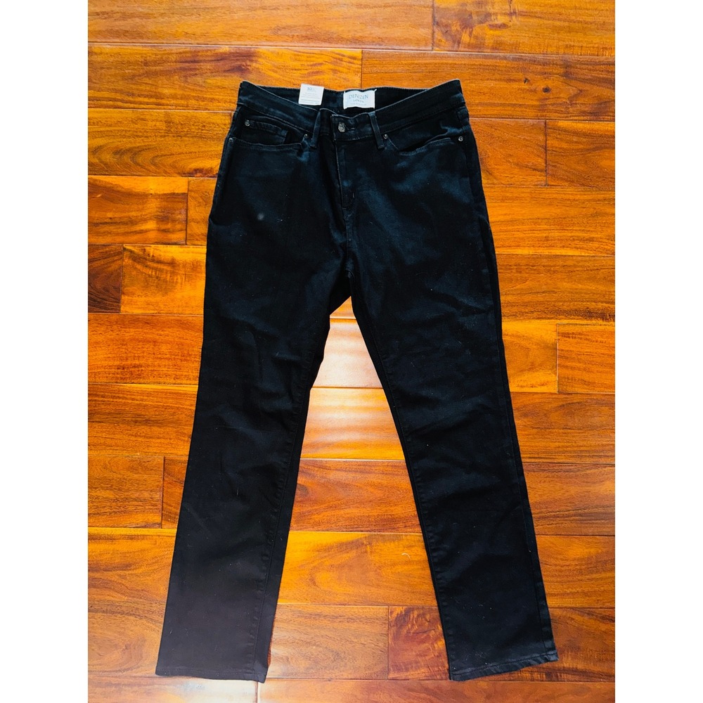Denizen Levi Slim Jeans Mens 32x30 Black NEW Mid Rise Onyx 288990054